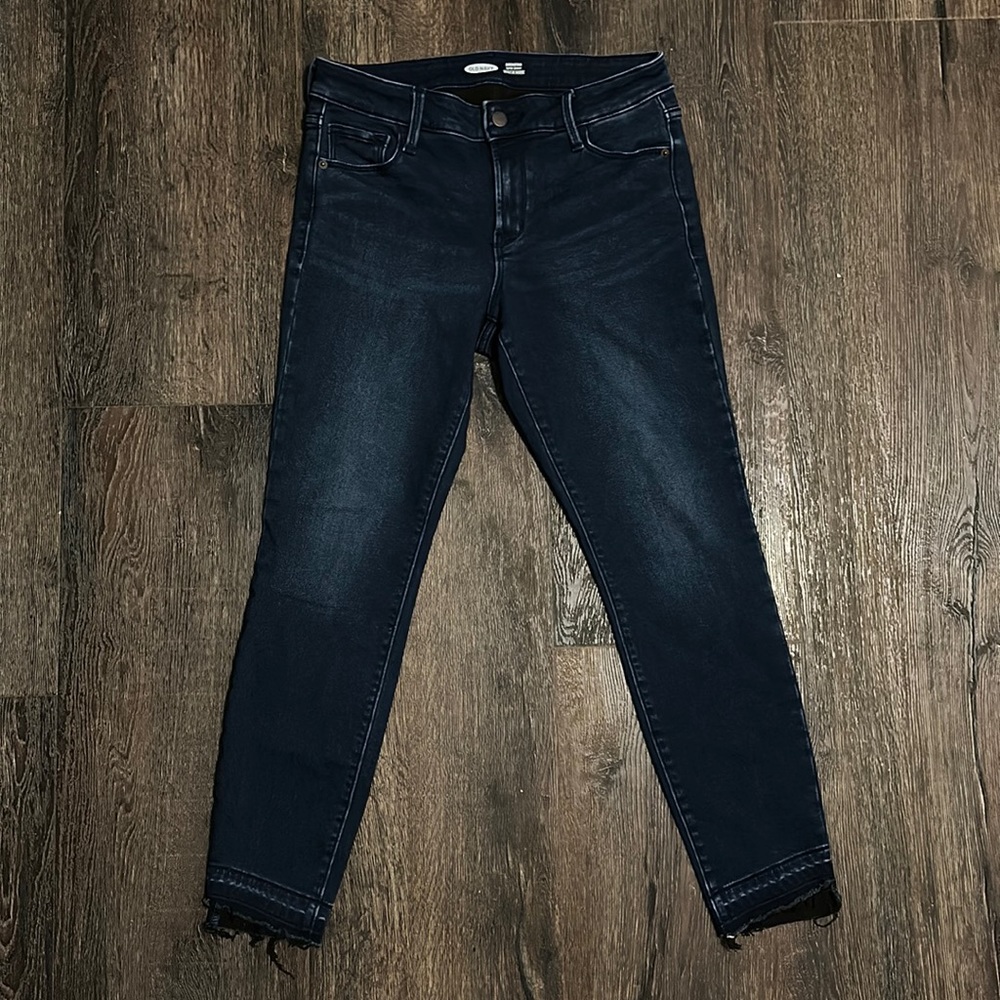 Old Navy rockstar super skinny built-in warm jeans size 6 VGUC